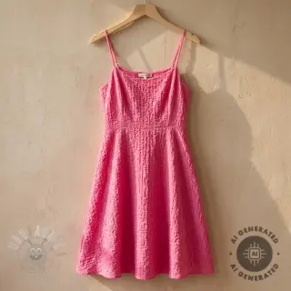 Pamuk SMOGGED EMBROIDERY fuchsia