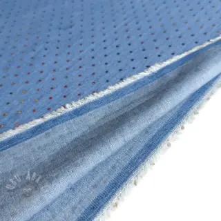 JEANS DENIM 3,8 OZ Drops Metallic blue