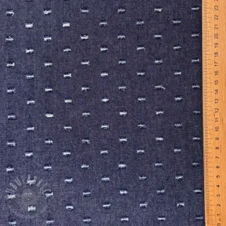 JEANS DENIM 6 OZ Small Holes dark blue