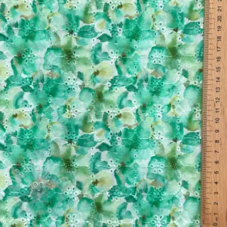 Pamuk EMBROIDERY Viola green digital print
