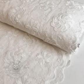 Pamuk EMBROIDERY Catchy Flowy white