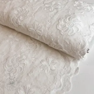 Pamuk EMBROIDERY Catchy Flowy white