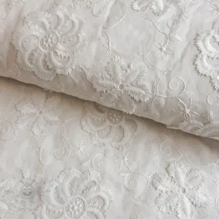 Pamuk EMBROIDERY Catchy Flowy white