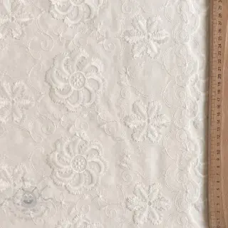 Pamuk EMBROIDERY Catchy Flowy white