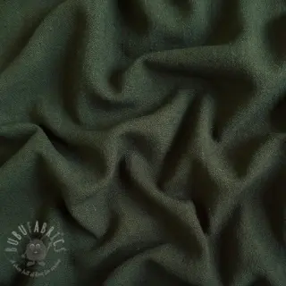 Viskoza s lanom WASHED army green