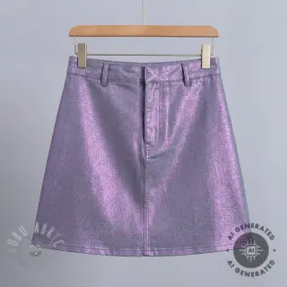 JEANS DENIM 8,5 OZ STRETCH WASHED metallic purple