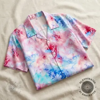 Viskoza SATIN Blurricio design C