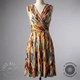 Pamuk SATIN STRETCH Abstract paint