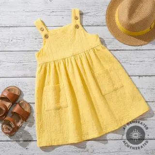 Pamuk SMOGGED EMBROIDERY yellow