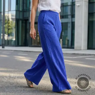 Pamuk SMOGGED EMBROIDERY cobalt