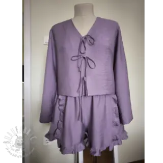 Viskoza s lanom BUBBLY lilac