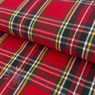 Dekorativna tkanina Ecossais rouge vert