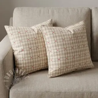 Dekorativna tkanina jacquard Ollon ficelle rouge