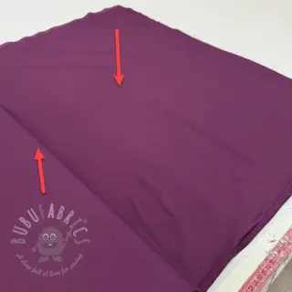 Tkanina od pamuka i viskoze aubergine 2nd class