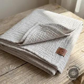 Tetra Tkanina/Muslin PLAIN natural