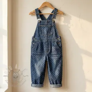 JEANS DENIM 6 OZ Big flakes dark blue