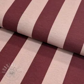 Dekorativna tkanina premium Joyful basic stripe wine
