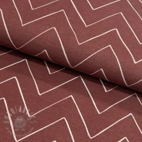 Dekorativna tkanina premium Freehand zigzag lines