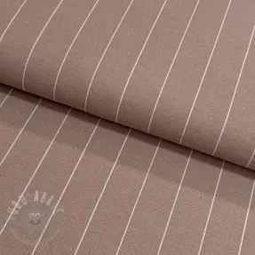Dekorativna tkanina premium Perfect thin lines taupe
