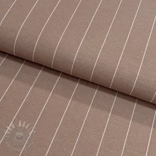 Dekorativna tkanina premium Perfect thin lines taupe