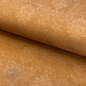 Semiš rastezljivi SCUBA Embossed taupe