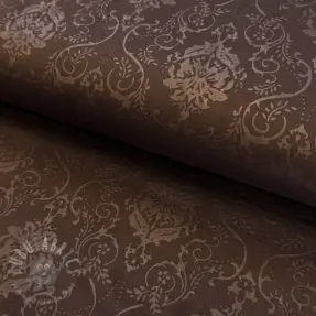 Semiš rastezljivi SCUBA Embossed dark brown