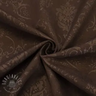 Semiš rastezljivi SCUBA Embossed dark brown