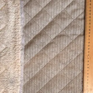 Baršun QUILT champagne