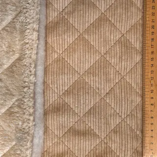 Baršun QUILT taupe