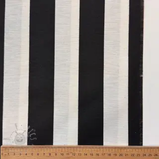 Dekorativna tkanina premium Joyful basic stripe black
