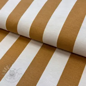 Dekorativna tkanina premium Joyful basic stripe yellow