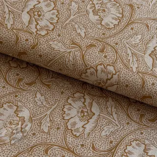 Dekorativna tkanina Linenlook Bloomy art craft yellow