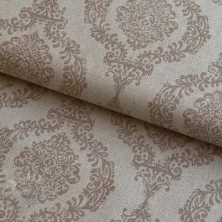 Dekorativna tkanina Linenlook Baroque damask charm taupe