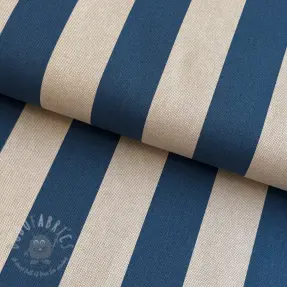 Dekorativna tkanina Linenlook Joyful basic stripe denim