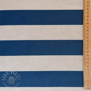 Dekorativna tkanina Linenlook Joyful basic stripe denim