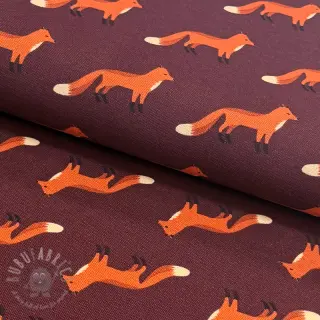 Dekorativna tkanina premium Fox parade mauve