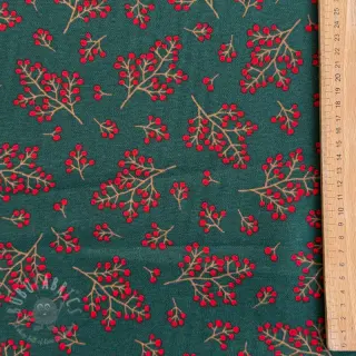 Dekorativna tkanina premium Winter berry bloom