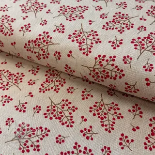 Dekorativna tkanina Linenlook Winter berry bloom