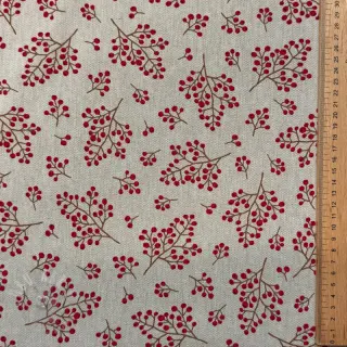 Dekorativna tkanina Linenlook Winter berry bloom