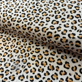 Dekorativna tkanina Linenlook Leopard animal small