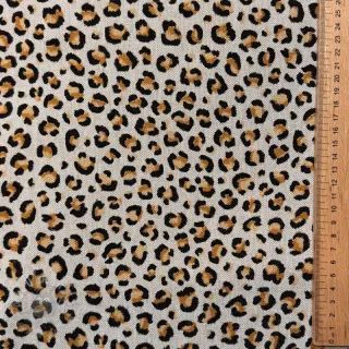 Dekorativna tkanina Linenlook Leopard animal small