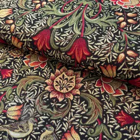 Dekorativna tkanina GOBELIN premium Ornate art craft black