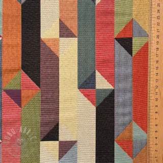 Dekorativna tkanina GOBELIN premium Graphic prism block