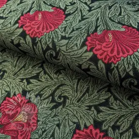 Dekorativna tkanina GOBELIN premium Poppy art craft black