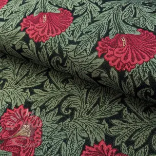 Dekorativna tkanina GOBELIN premium Poppy art craft black