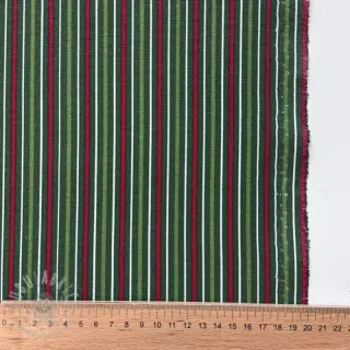 Dekorativna tkanina premium Line Xmas stripe army