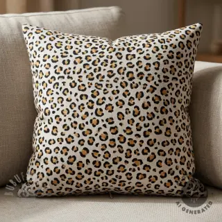Dekorativna tkanina Linenlook Leopard animal small
