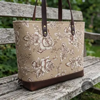 Dekorativna tkanina Linenlook Elegant rose bloom yellow