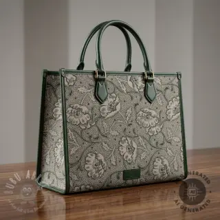 Dekorativna tkanina Linenlook Bloomy art craft army