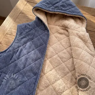 Baršun QUILT navy